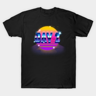 Design Jay Proud Z Name Birthday 70s 80s 90s Color T-Shirt